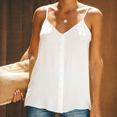 Simple Button Down Cami Top