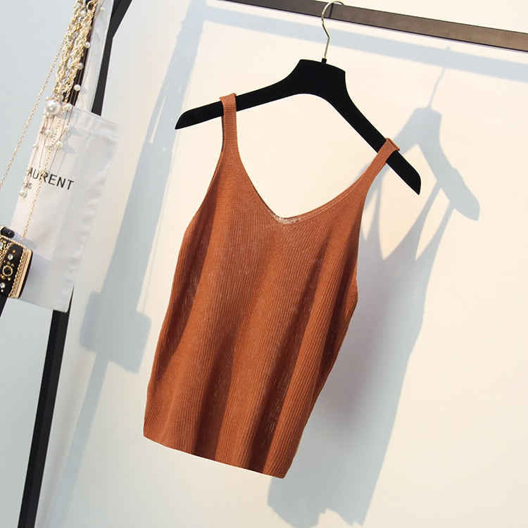 Women's Knitted Tank Top