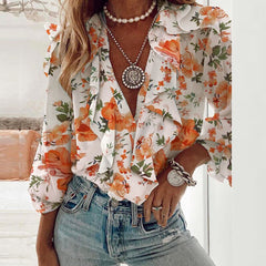 Women's Ruffle Summer Blouse