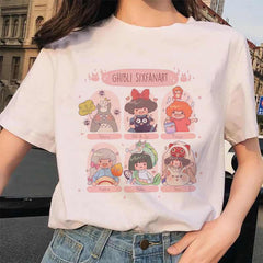 Kawaii Girls Print T-Shirt