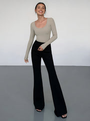 High Waisted Flare Pants
