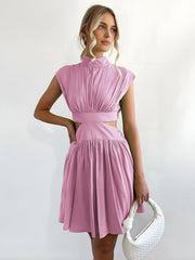 Cutout Sleeveless Short Dress