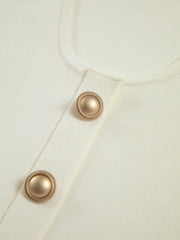 Beloved Metal Button Sweater Vest