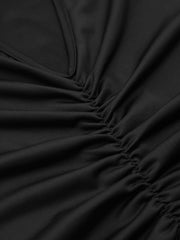 Asymmetrical Backless Long Dress
