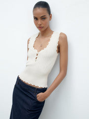 Casual Snug Sweater Vest