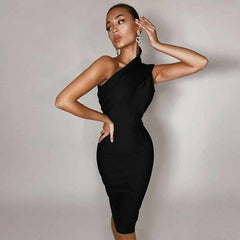 One Shoulder Bodycon Dress