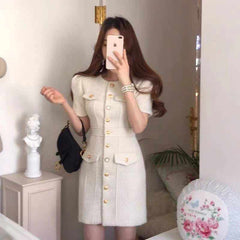Women's Elegant Short Sleeved Dress