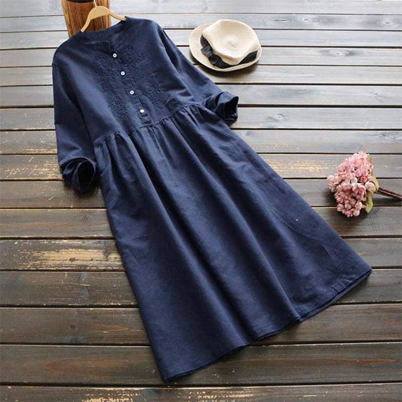 Women's Embroidered Maxi Dress