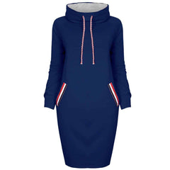 Women's Sport Style Striped Trim Dress