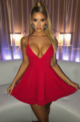 Amanda Mini Dress - Red