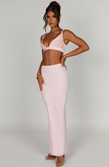 Astrid Maxi Skirt - Blush