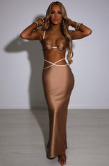 Jasmyn Maxi Skirt - Mocha