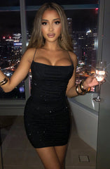 Tonia Mini Dress - Black